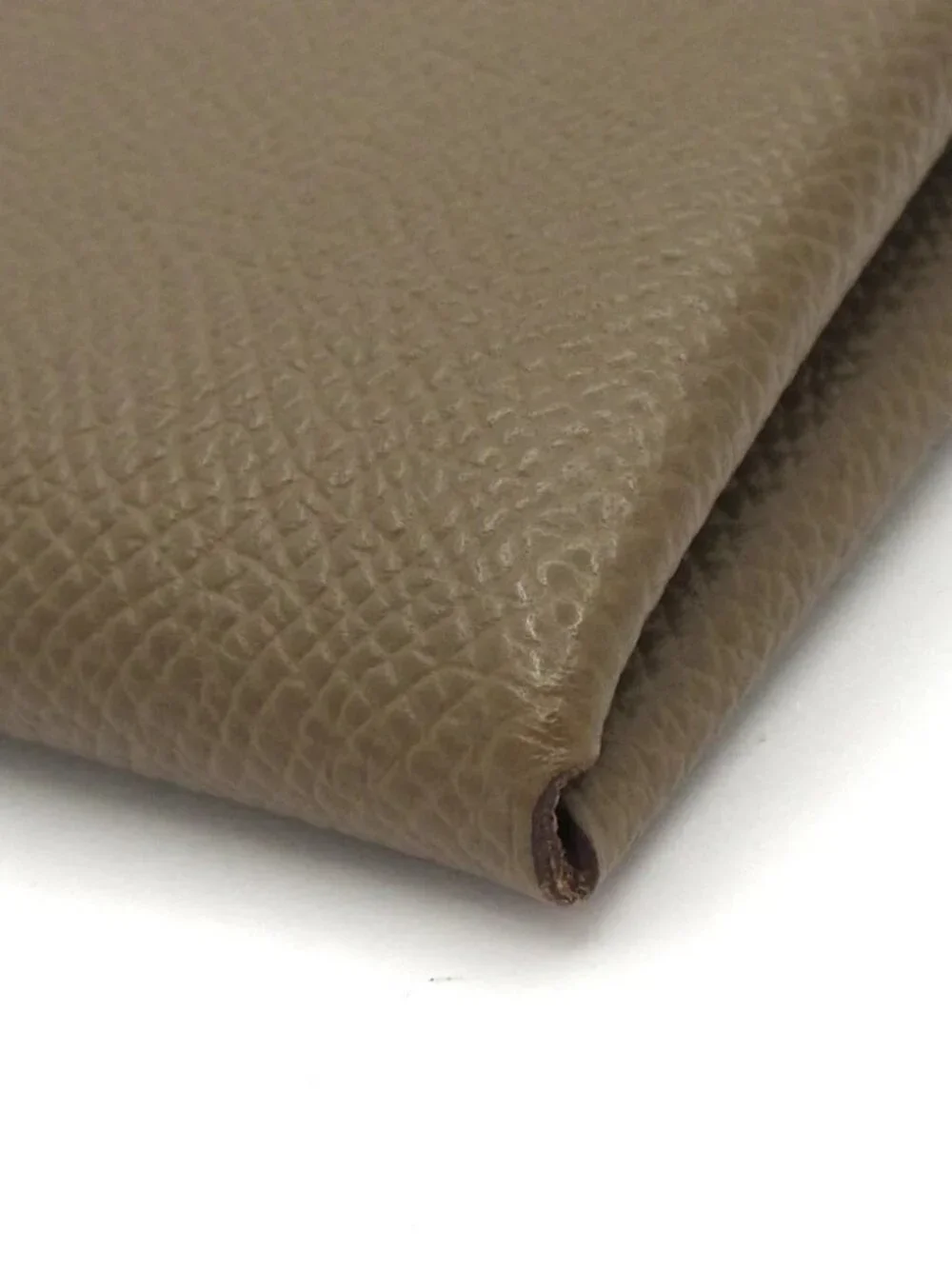 HERMES Calvi Duo Dark Brown Veau Epsom W Coin Case